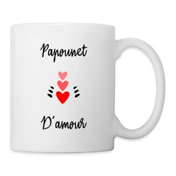 NOËL. ANNEE. ANNIVERSAIRE. RETRAITE. PAPA. MAMAM. - Mug blanc - blanc - Droite