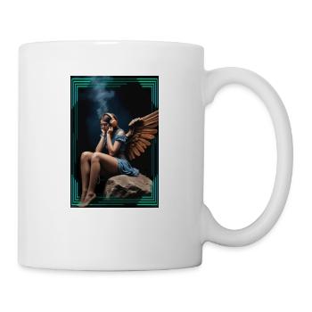 Headphone-Angel - Tasse - Weiß - Rechts