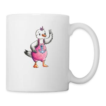 Mouette Paix - Mug blanc - blanc - Droite