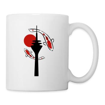 Le Japon se rend à Düsseldorf - Mug blanc - blanc - Droite