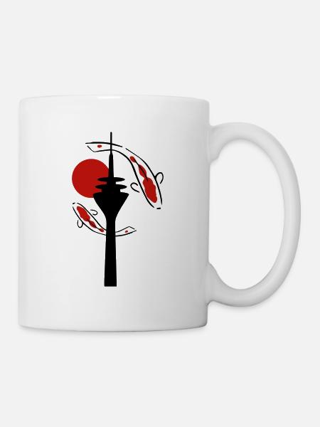 Japan goes Düsseldorf - Tasse - Weiß