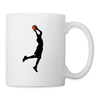Basketball - Tasse - Weiß - Rechts