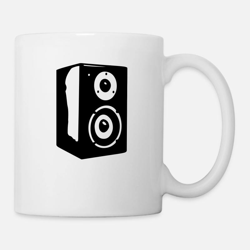haut-parleurs vecteur - Mug blanc - blanc