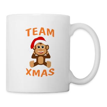 Team Chimpanzee Xmas for Service Crews - Mug - white - Right