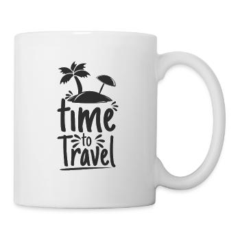 Time To Travel - Mug blanc - blanc - Droite