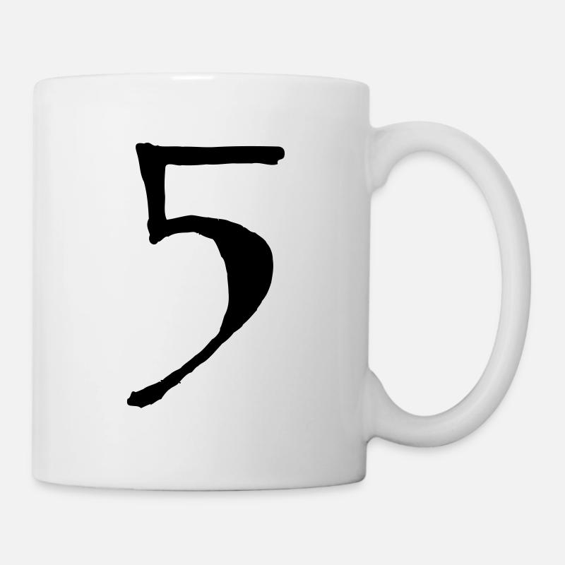 five five number 5 - Mug - white