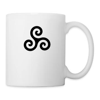 Derek Hale Triskelion Symbol Tattoo - Tasse - Weiß - Rechts