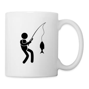 Fisherman Fishing Man Fishing - Mug - white - Right