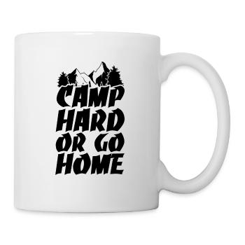 Camp Hard go Home Camping - Mug - white - Right