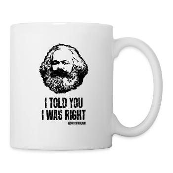 Capitalism Gift Karl Marx Marxism Chemnitz - Mug - white - Right