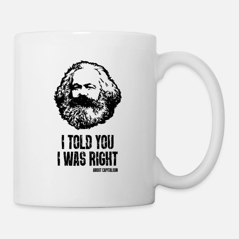 Capitalism Geschenk Karl Marx Marxismus Chemnitz - Tasse - Weiß
