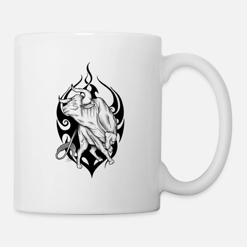 Stier Stamme - Tasse - Weiß