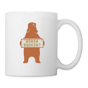 Wirst du Borsch sein Geschenk Familie Russland - Tasse - Weiß - Rechts