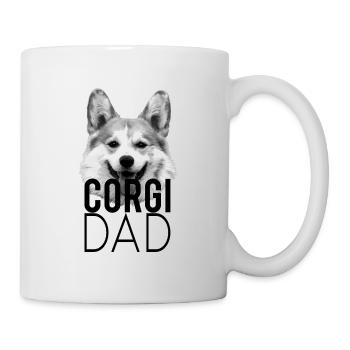 Corgi Dad - Hunde Papa Geschenk - Tasse - Weiß - Rechts