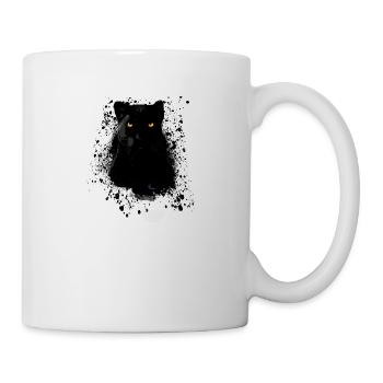 black panther,panther,katze,emo,punk,graffiti - Tasse - Weiß - Rechts