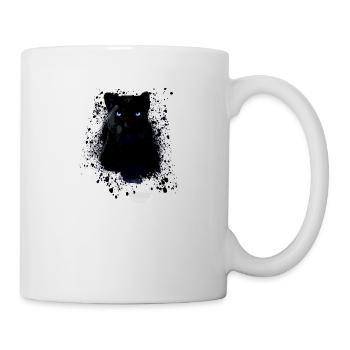 black panther,panther,katze,emo,punk,graffiti - Tasse - Weiß - Rechts