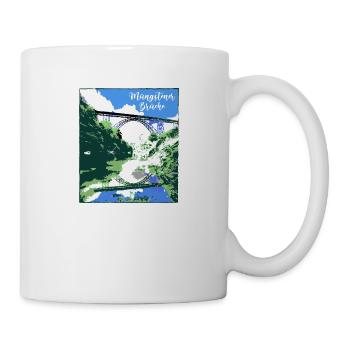 Müngstener Brücke,solingen,Brücke - Tasse - Weiß - Rechts