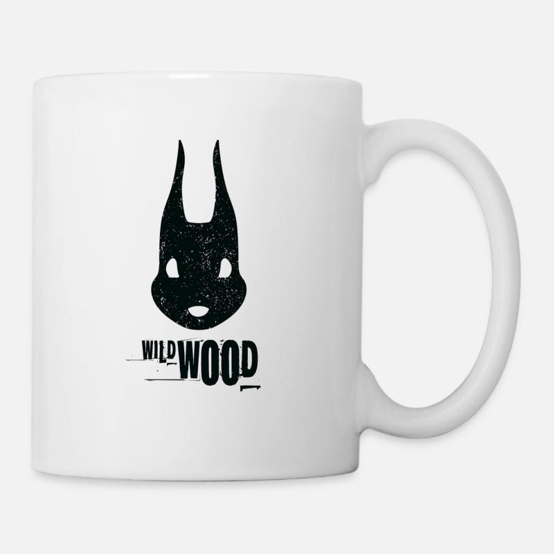WILD WOOD SQUIRREL - BLACK - Mug - white