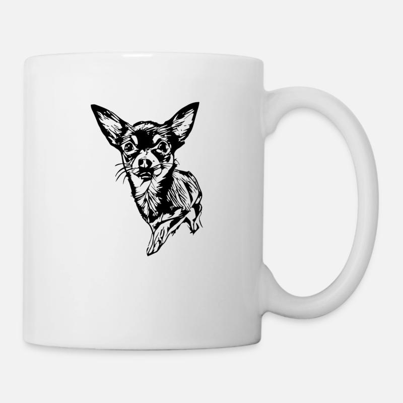 Chihuahua - transparent - Mug - white