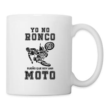 Yo No Ronco Sueño Que Soy Una Moto - Mug blanc - blanc - Droite