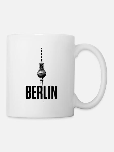Fernsehturm Berlin - Tasse - Weiß