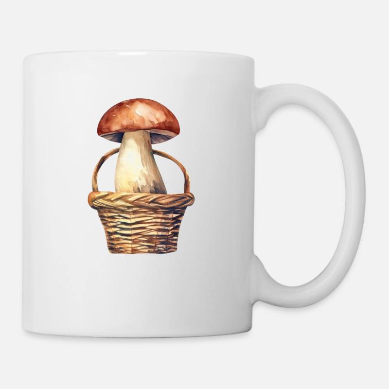 Gros champignon - Mug blanc - blanc