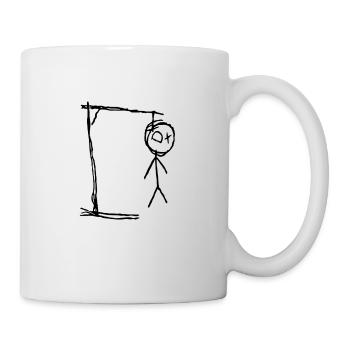 Hangman - Tasse - Weiß - Rechts