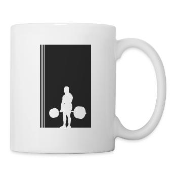 Halericulture Musculation Soulevé de terre Haltérophilie - Mug blanc - blanc - Droite