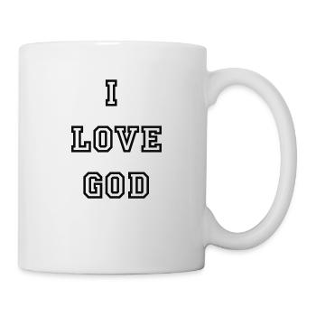 ilovegod - Tasse - Weiß - Rechts