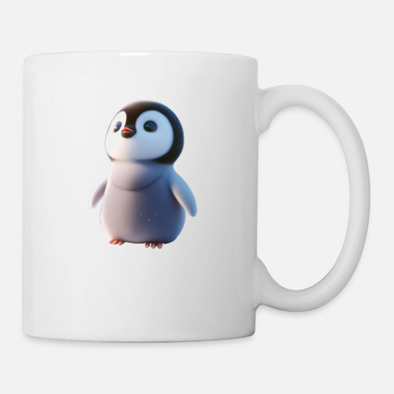 Pingouin - Mug blanc - blanc