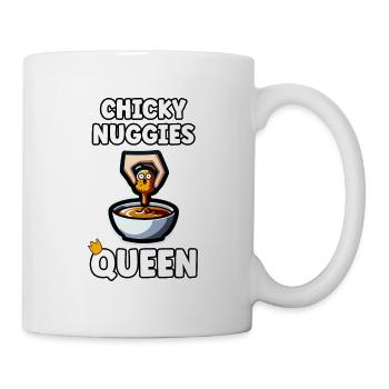 Chicken Nuggets Nug Life Zitat - Tasse - Weiß - Rechts