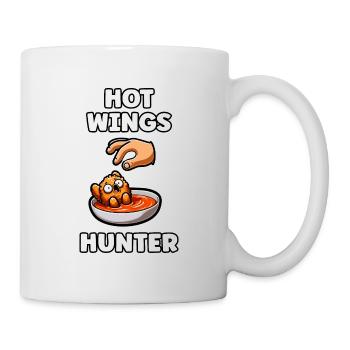 Hot Wings Chicken Wings Chicken Geschenk - Tasse - Weiß - Rechts