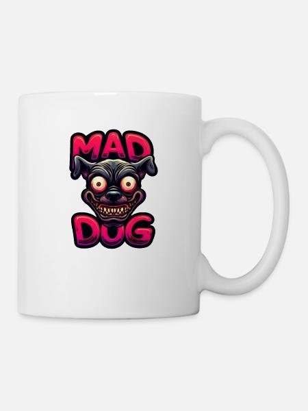 MAD DOG - Mug - white