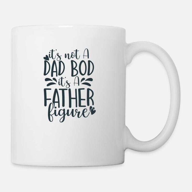 ce n’est pas un corps de papa, c’est une figure paternelle - Mug blanc - blanc