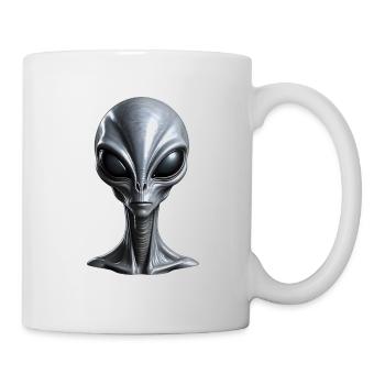 Real Tall Grey Alien Extraterrestrial - Mug - white - Right