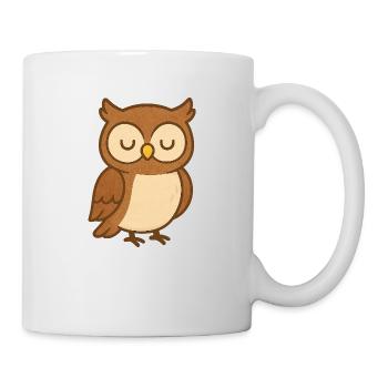 Eule - Tasse - Weiß - Rechts