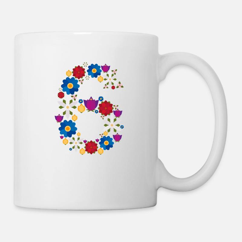 Flowers 6 - Tasse - Weiß