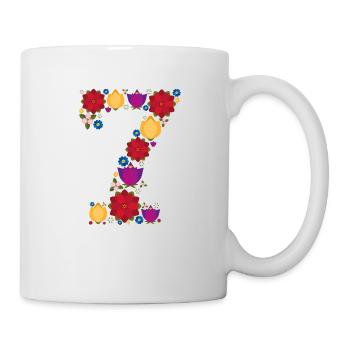 Flowers 7 - Tasse - Weiß - Rechts