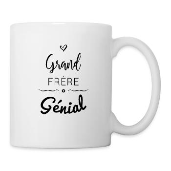 GRAND FRÈRE GÉNIAL - Mug blanc - blanc - Droite