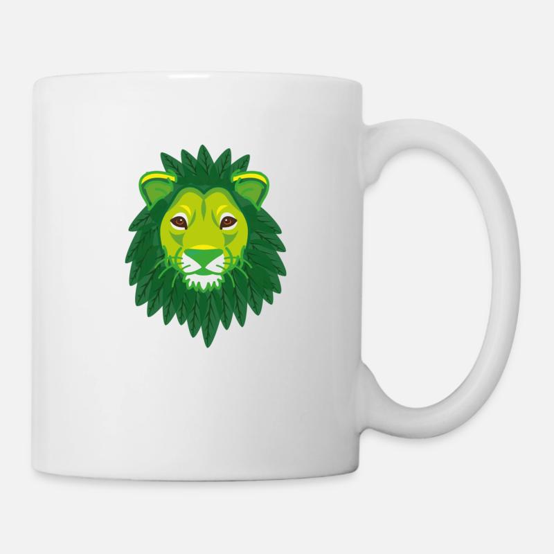 Gemüselöwe - Tasse - Weiß