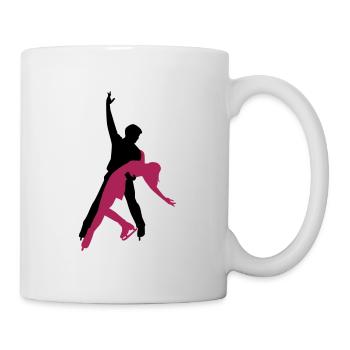 Eiskunstlauf - Tasse - Weiß - Rechts