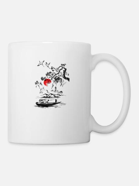 Japan-Traum - Tasse - Weiß