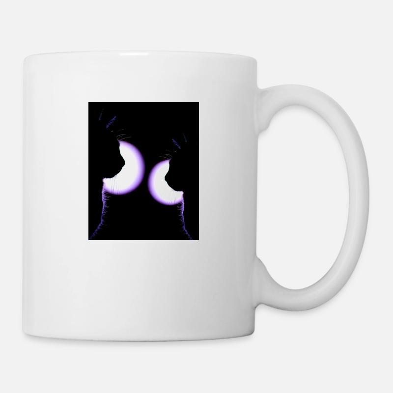 Katzen in der Disco - Tasse - Weiß