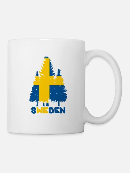 Schweden - Kop/krus - hvid