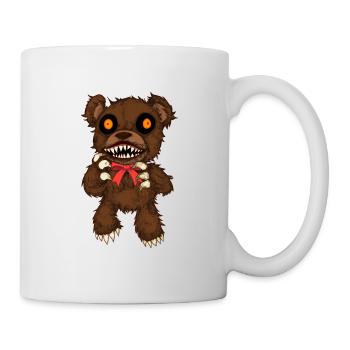 Zombie Teddy Horror Stuffed Animal Halloween - Mug - white - Right