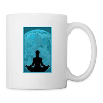 Yoga Meditation Entspannung meditieren ZEN - Mug - white - Right