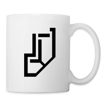 Namenslogo <> Lucy - Tasse - Weiß - Rechts