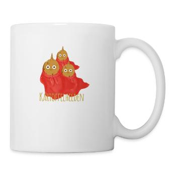 Kartoffeln, Familie,kartoffelfamilie, Helden, held - Tasse - Weiß - Rechts
