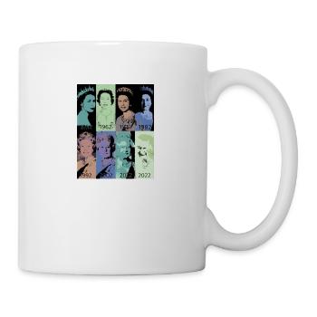 Queen II - Elizabeth England - Queen of England, - Tasse - Weiß - Rechts