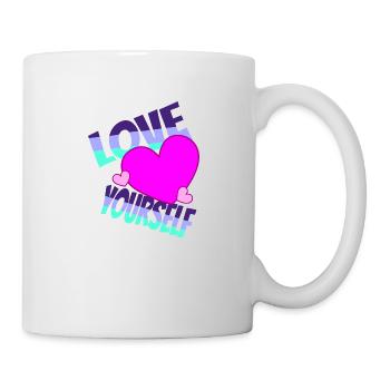 Love yourself - Mug - white - Right